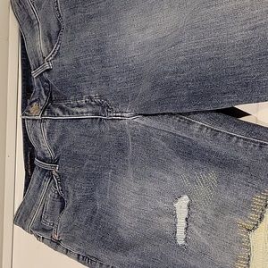 NYDJ Marilyn straight leg jean with distressing